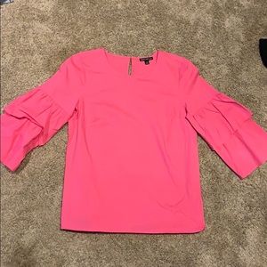 Bright pink blouse